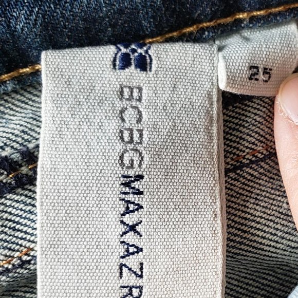 BCBG Aura Denim Sophie Twist Flare Jeans(size 25) - Picture 6 of 6